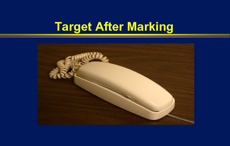 Target After Marking 