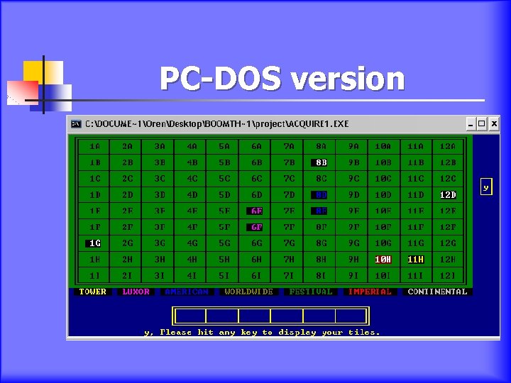 PC-DOS version 