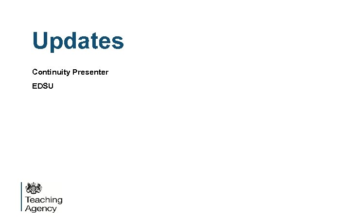 Updates Continuity Presenter EDSU 