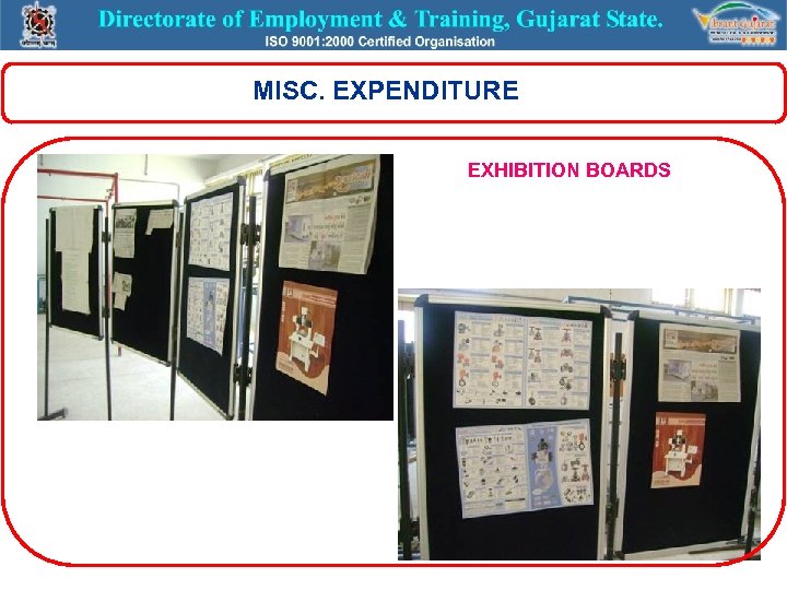  MISC. EXPENDITURE EXHIBITION BOARDS 