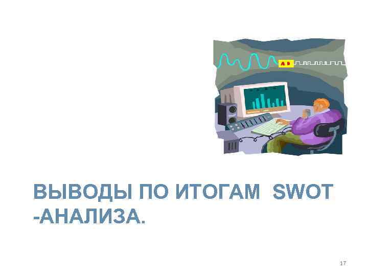 ВЫВОДЫ ПО ИТОГАМ SWOT -АНАЛИЗА. 17 