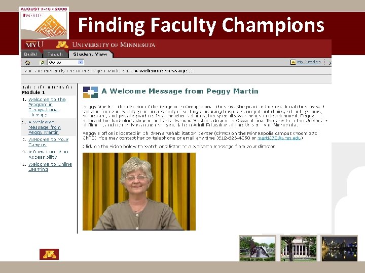 Finding Faculty Champions 