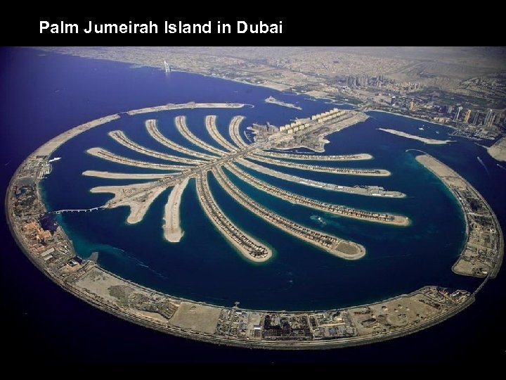 Palm Jumeirah Island in Dubai 