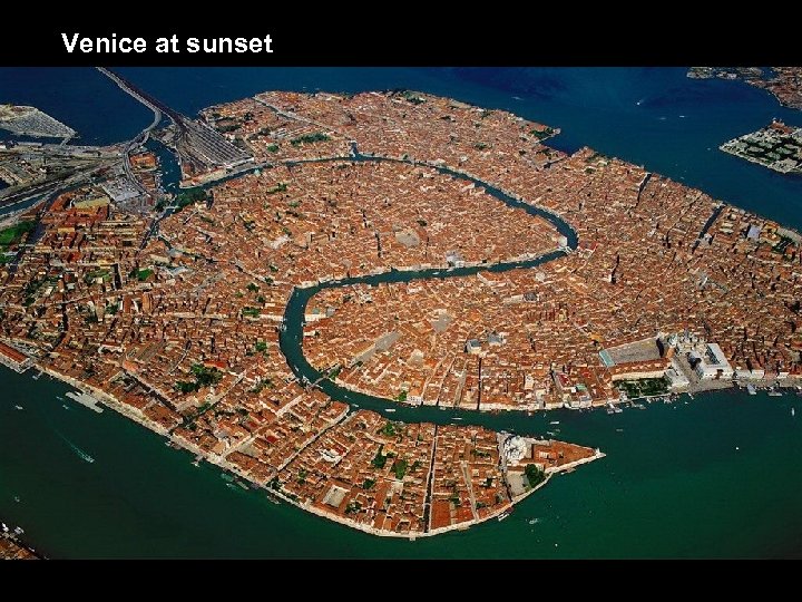 Venice at sunset 