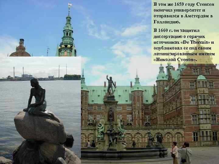 В том же 1659 году Стенсен окончил университет и отправился в Амстердам в Голландию.