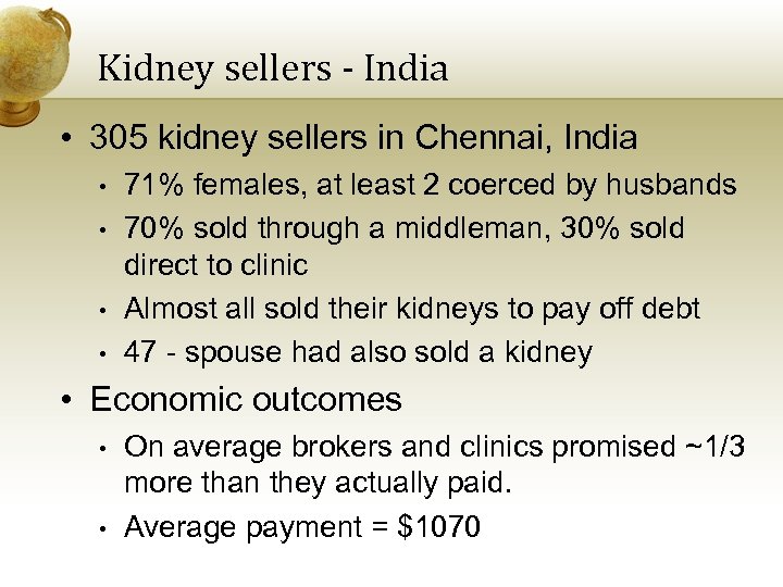 Kidney sellers - India • 305 kidney sellers in Chennai, India • • 71%