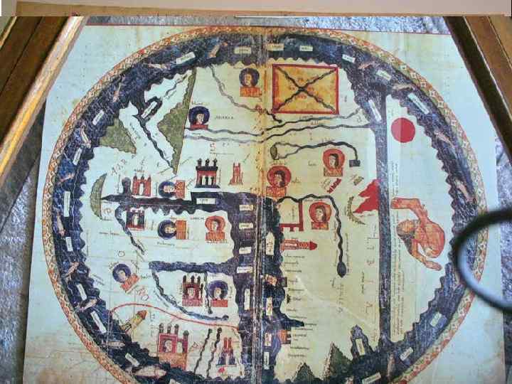 Ойкумена глазами средневекового человека • • Древние народы считали землю плоской. Об этом свидетельствуют