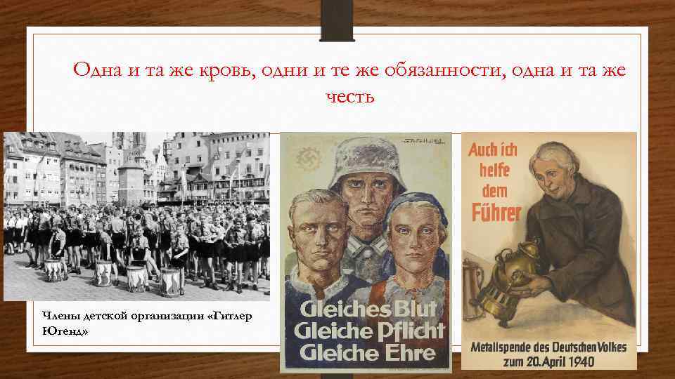 Одна и та же кровь, одни и те же обязанности, одна и та же