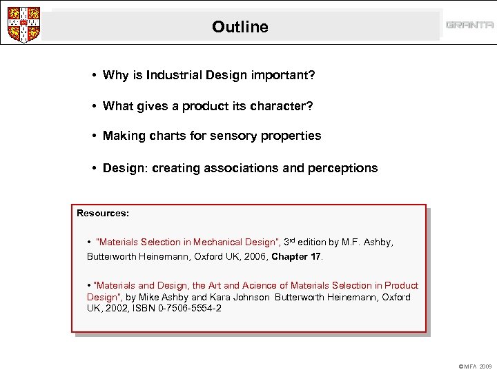 Outline • Why is Industrial Design important? • What gives a product its character?