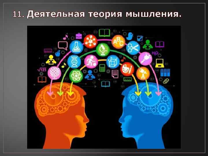 11. Деятельная теория мышления. 