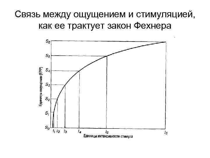 Связь между ощущением и стимуляцией, как ее трактует закон Фехнера 