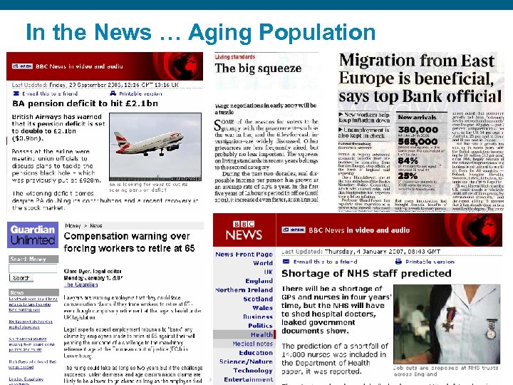 In the News … Aging Population Presentation_ID © 2006 Cisco Systems, Inc. All rights