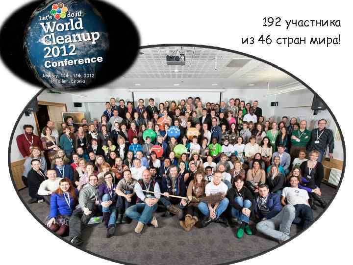 192 участника из 46 стран мира! 