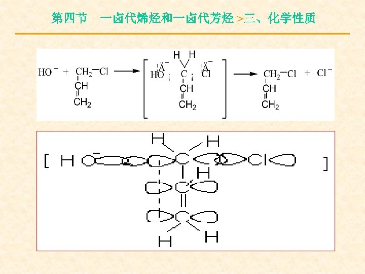 第四节 一卤代烯烃和一卤代芳烃 >三、化学性质 