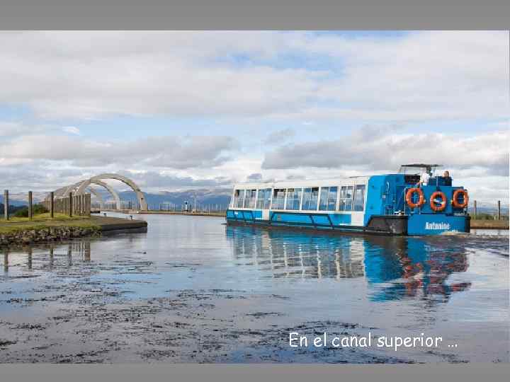 En el canal superior … 