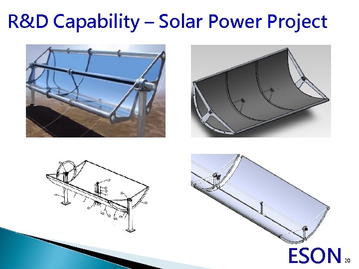 R&D Capability – Solar Power Project ESON 20 