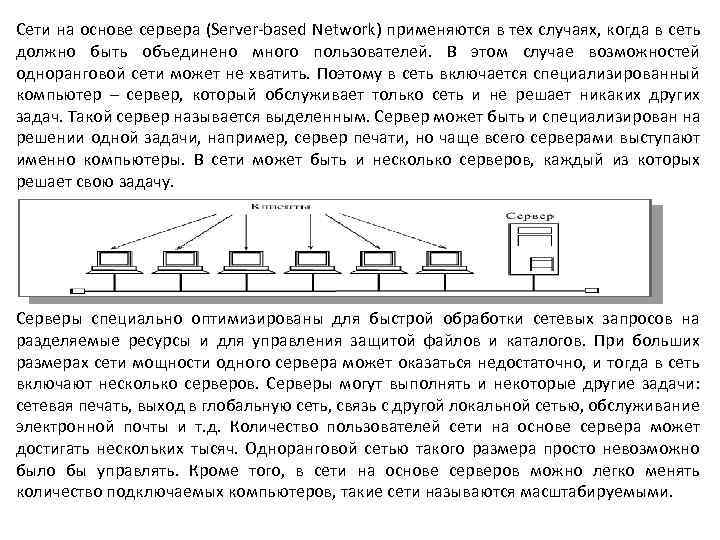 Задачи серверов