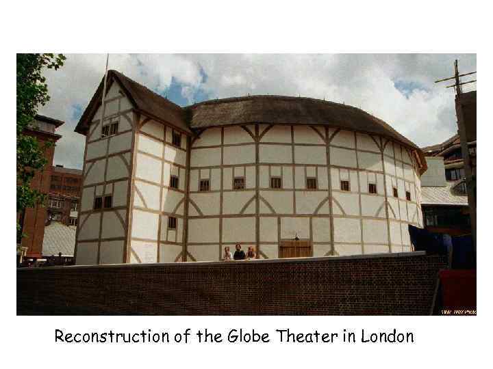Reconstruction of the Globe Theater in London 
