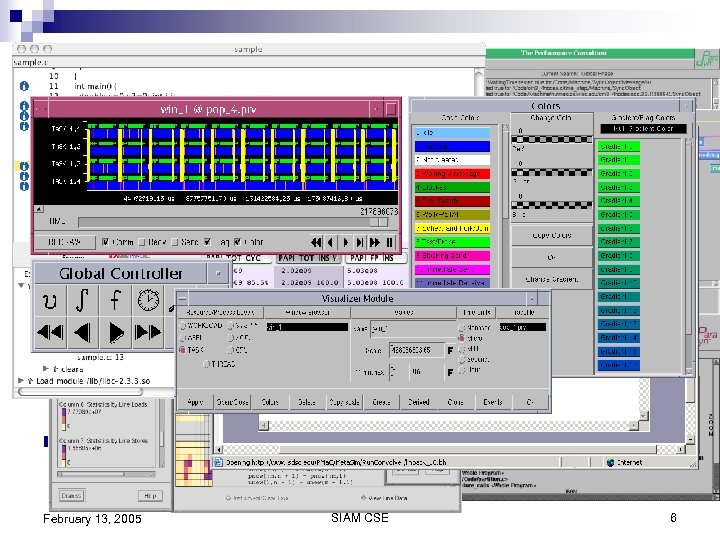 Incomplete list of tools n n n Source instrumentation: TAU/PDT, KOJAK (MPI/Open. MP), Sv.