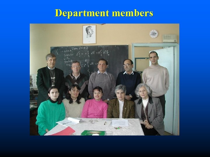 Department members 