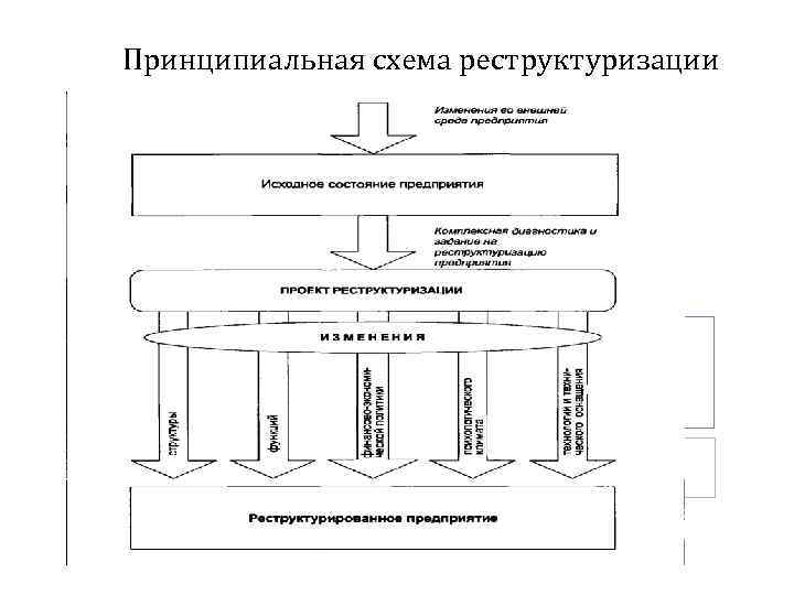 Принципиальная схема реструктуризации 