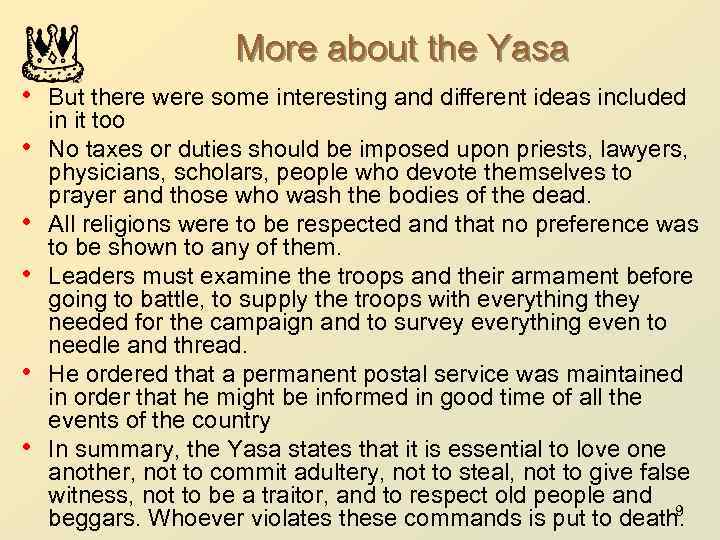 More about the Yasa • But there were some interesting and different ideas included