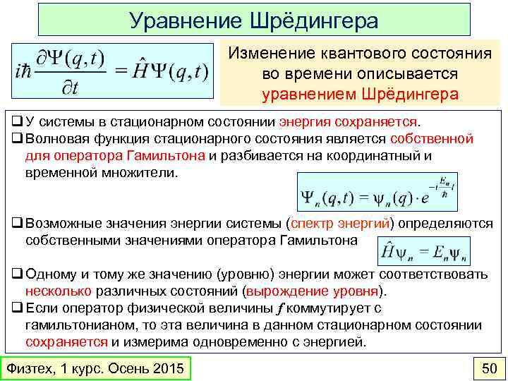 Уравнение шредингера картинка