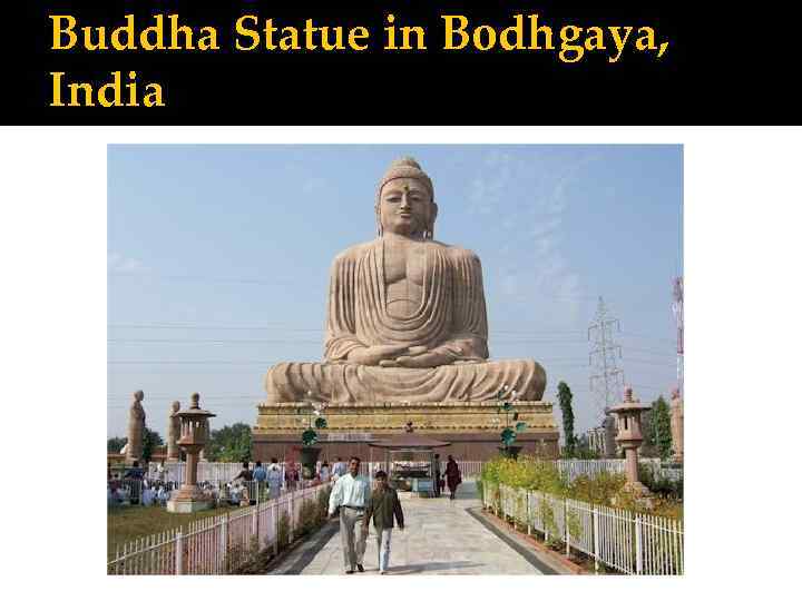 Buddha Statue in Bodhgaya, India 