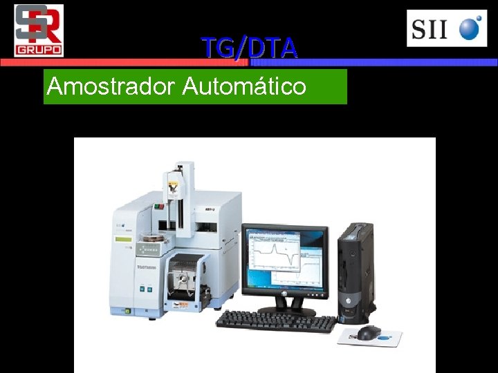 TG/DTA Amostrador Automático 