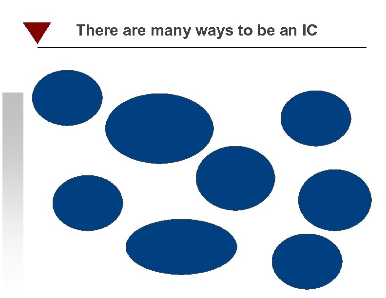 There are many ways to be an IC 