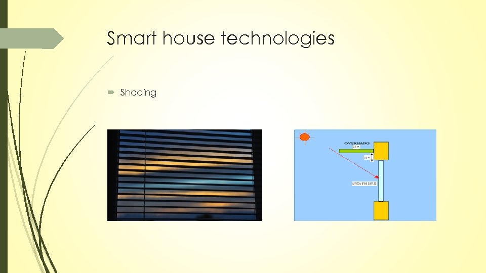 Smart house technologies Shading 