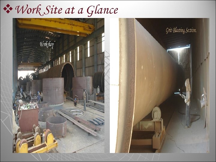 v. Work Site at a Glance 