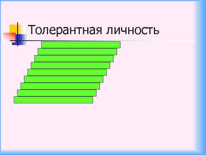 Толерантная личность 