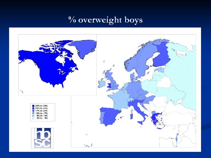 % overweight boys 