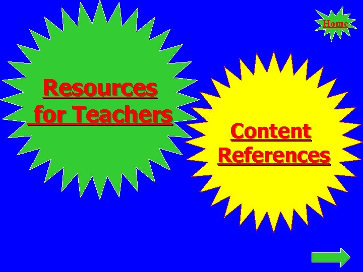 Home Resources for Teachers Content References 