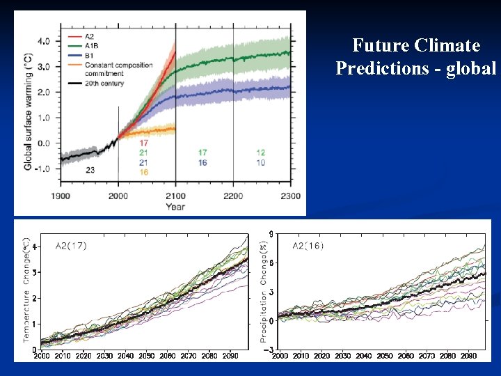 Future Climate Predictions - global 