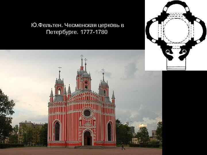Ю. Фельтен. Чесменская церковь в Петербурге. 1777 -1780 