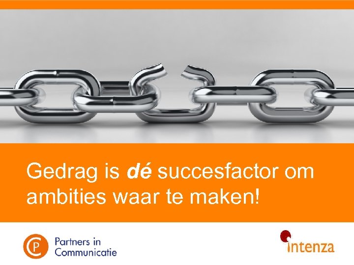 Gedrag is dé succesfactor om ambities waar te maken! 