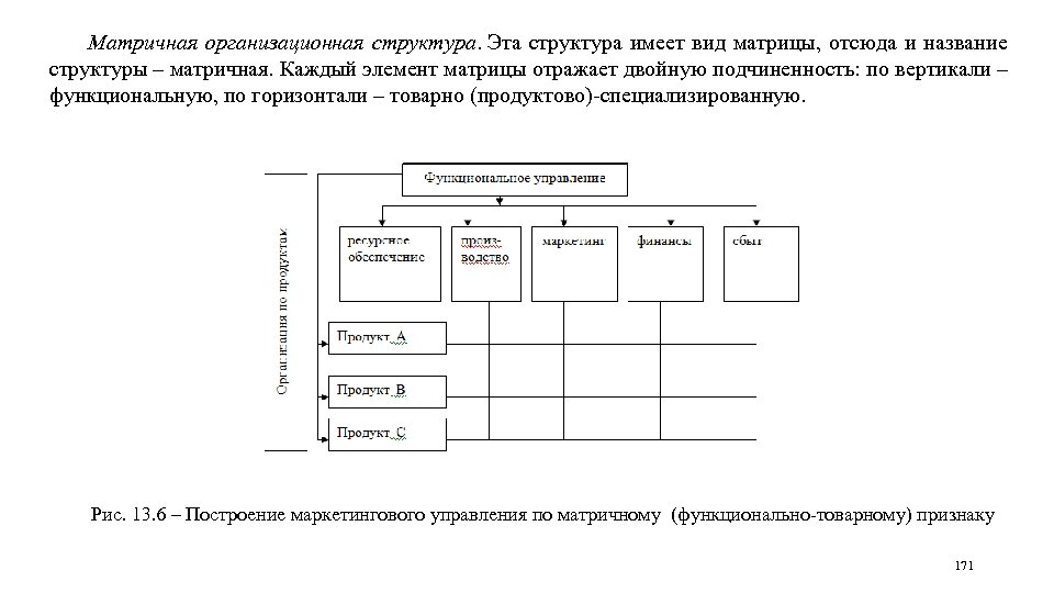 Функциональная вертикаль. Матричная и функциональная структура подчиненности. Название структуры. Матричная структура по горизонтали и вертикали. Организационной структурой обладает.