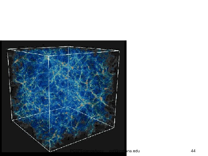 PC 07 Science. Apps gcf@indiana. edu 44 