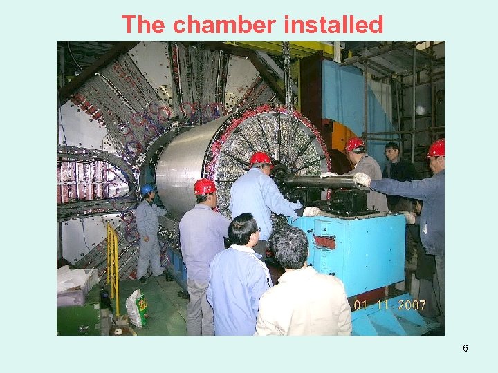 The chamber installed 6 