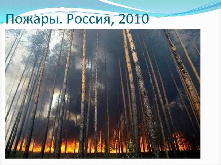 Пожары. Россия, 2010 