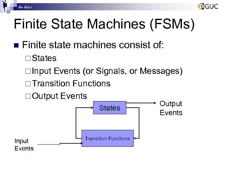 3 1 Amr Talaat Finite State Machines (FSMs) n Finite state machines consist of: