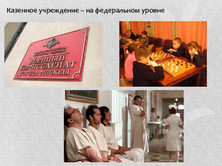 Казенное учреждение – на федеральном уровне 