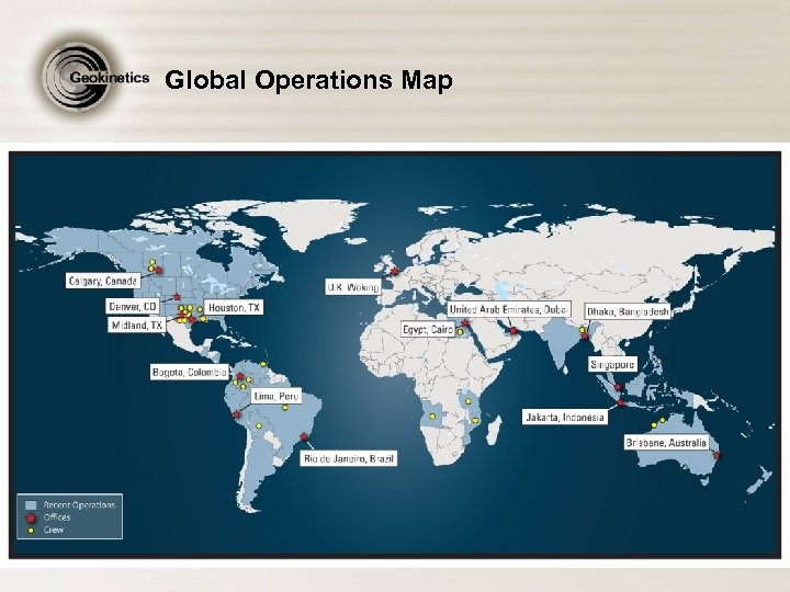 Global Operations Map 