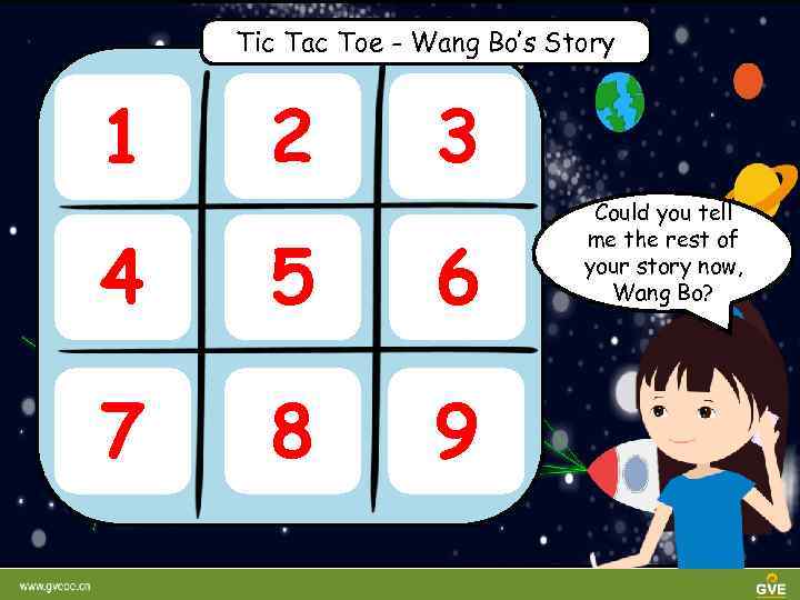 Tic Tac Toe - Wang Bo’s Story 1 2 3 4 5 6 7