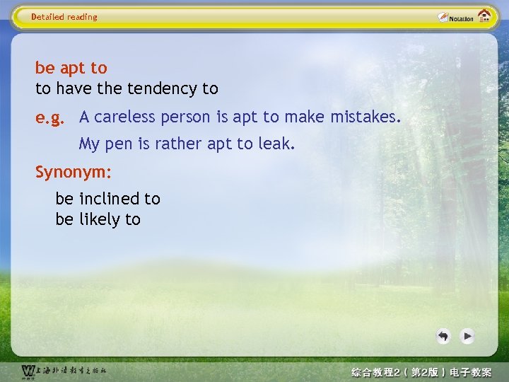 Detailed reading be apt to to have the tendency to e. g. A careless