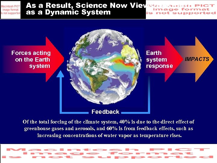 As a Result, Science Now Views the Earth as a Dynamic System Forces acting