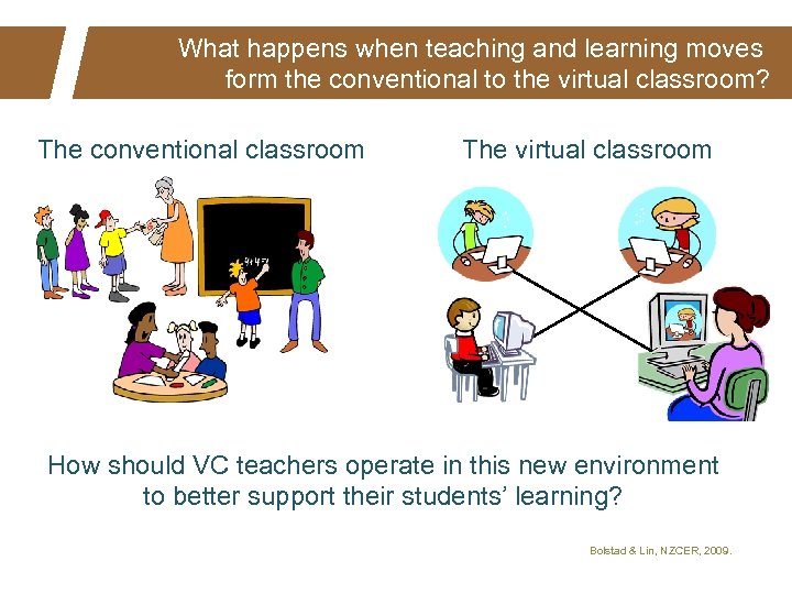 What happens when teaching and learning moves form the conventional to the virtual classroom?