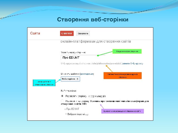 Створення веб-сторінки 